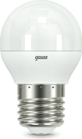 Лампа светодиодная GAUSS Шар шар 9.5w 890lm 3000k e27 led [105102110]