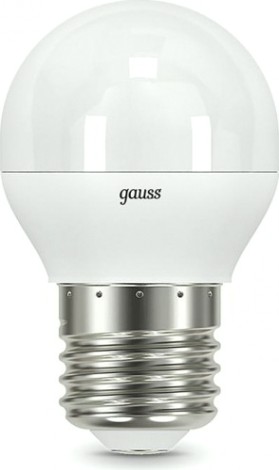 Лампа светодиодная GAUSS Шар шар 9.5w 950lm 4100k e27 led [105102210]