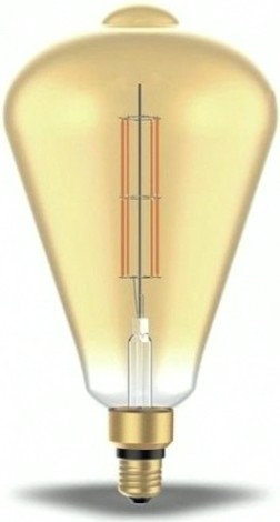 Лампа светодиодная GAUSS ST164 filament 6w 890lm 2700к е27 golden straight led [157802118]
