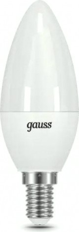 Лампа светодиодная GAUSS Свеча 6.5w 550lm 4100к e14 led [103101207]