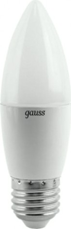 Лампа светодиодная GAUSS Свеча 6.5w 550lm 4100к e27 led [103102207]