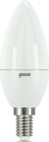Лампа светодиодная GAUSS Свеча 7w 560lm 3000к е14 диммируемая led [103101107-D]