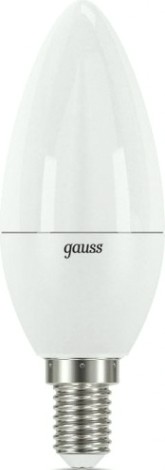 Лампа светодиодная GAUSS Свеча 7w 590lm 4100к е14 диммируемая led [103101207-D]