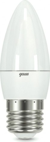 Лампа светодиодная GAUSS Свеча 9.5w 890lm 3000к e27 led [103102110]