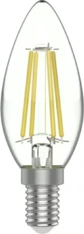 Лампа светодиодная GAUSS Свеча basic filament 4,5w 400lm 2700к е14 led [1031115]