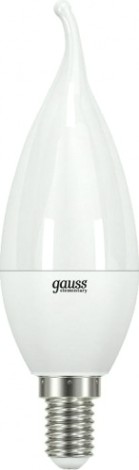 Лампа светодиодная GAUSS Свеча elementary на ветру 8w 520lm 3000k е14 led [34118]