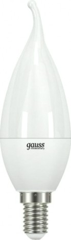 Лампа светодиодная GAUSS Свеча elementary на ветру 8w 540lm 4100k е14 led [34128]