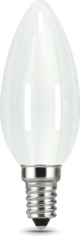 Лампа светодиодная GAUSS Свеча filament 5w 450lm 4100к е14 milky led [103201205]