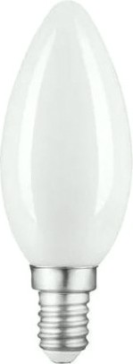 Лампа светодиодная GAUSS Свеча filament 9w 610lm 4100к е14 milky led [103201209]