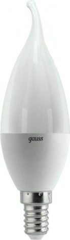 Лампа светодиодная GAUSS Свеча на ветру 6.5w 520lm 3000k e14 led [104101107]