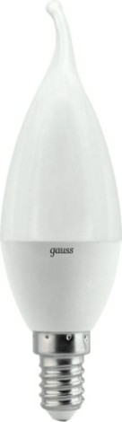Лампа светодиодная GAUSS Свеча на ветру 6.5w 550lm 4100k e14 led [104101207]