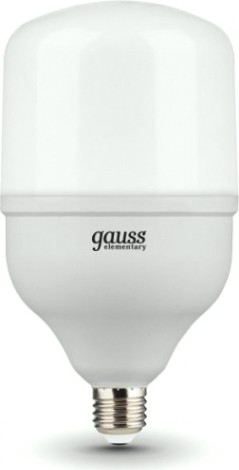 Лампа светодиодная GAUSS T120 elementary 42w 3600lm 4000k e27 led [63224]