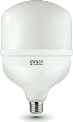 Лампа светодиодная GAUSS Т160 elementary 55w 5250lm 6500k e27/e40 promo led [60436]