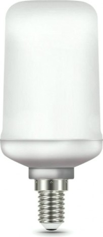 Лампа светодиодная GAUSS T65 t65 5w 20-80lm 1500k e14 flame led [157401105]