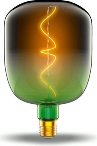 Лампа светодиодная GAUSS V140 filament 5w 200lm 1800к е27 green-clear flexible l [1009802105]