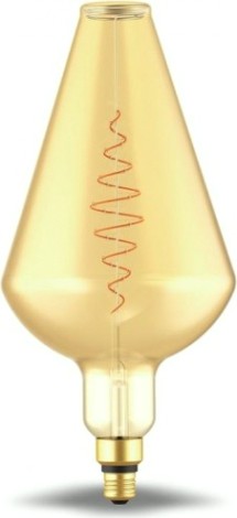 Лампа светодиодная GAUSS Vase filament 8.5w 660lm 2000к е27 golden flexible led [180802105]