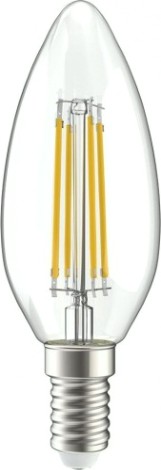 Лампа светодиодная IEK C35 филаментная 360° 7вт свеча 4000к Е14 [LLF-C35-7-230-40-E14-CL]