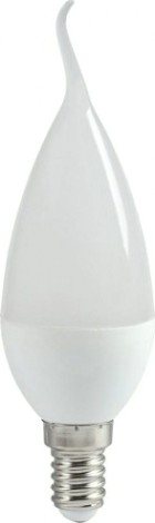 Лампа светодиодная IEK С35 5Вт 4000К Е14 Свеча на ветру [LLE-CB35-5-230-40-E14]