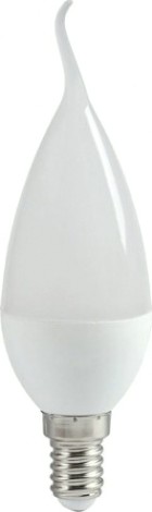 Лампа светодиодная IEK С35 7Вт 3000К Е14 Свеча на ветру [LLE-CB35-7-230-30-E14]