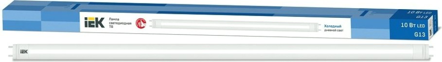 Лампа светодиодная IEK T8 10Вт 6500К G13 (590 мм) линейная [LLE-T8-10-230-65-G13]