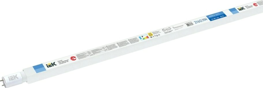 Лампа светодиодная IEK T8 24вт линейная 6500к g13 [LLE-T8-24-230-65-G13]