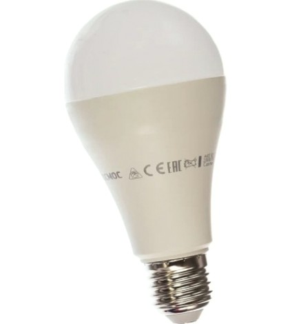 Лампа светодиодная КОСМОС А65 25W Е27 3000K [LkecLED25wA65E2730]