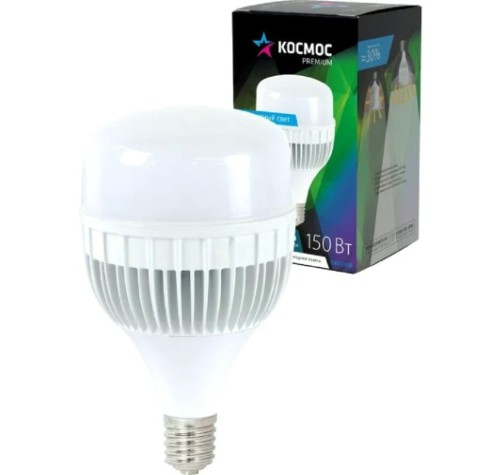 Лампа светодиодная КОСМОС PREMIUM HWLED 150W 220V E40 6500K [KHWLED150WE4065]