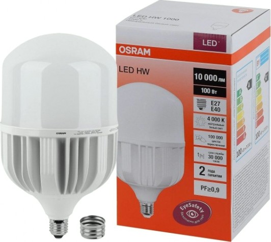Лампа светодиодная Osram LED HW 100w/840 230v e27/e40 [4058075576995]