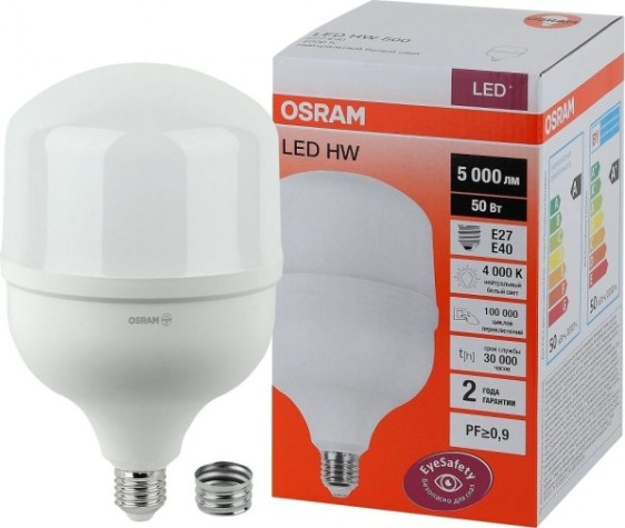 Лампа светодиодная Osram LED HW 50w/840 230v e27/e40 [4058075576858]