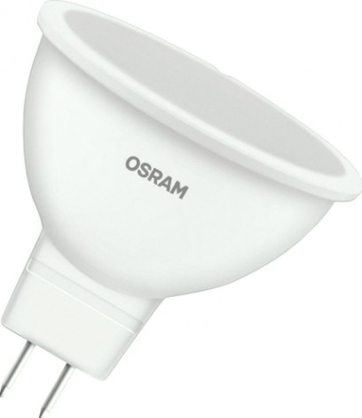 Лампа светодиодная Osram LED VALUE mr1650 6sw/830 230v gu5.3 (уп 5 шт) [4058075584778]