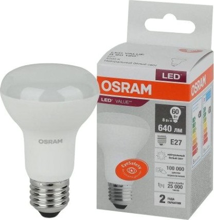 Лампа светодиодная Osram LED VALUE r80 90 11sw/840 230v e27 [4058075582729]