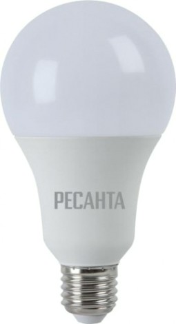 Лампа светодиодная Ресанта A80 20W 3000К E27 [76/1/21]