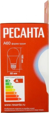 Лампа светодиодная Ресанта LL-R-A60-11W-230-6K-E27 (груша, 11вт, холод., е27) [76/1/74]