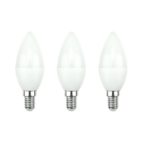 Лампа светодиодная REXANT 604-017-3 Свеча (CN) 7,5Вт Е14 713Лм 2700К 3 шт