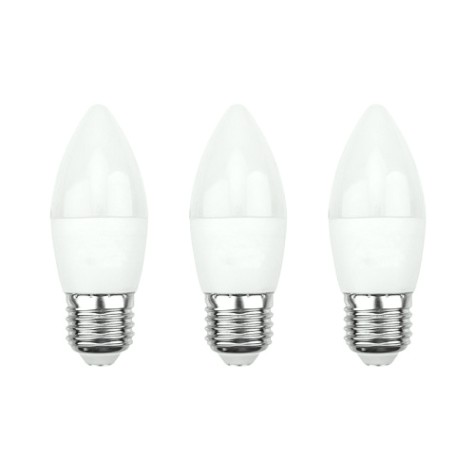 Лампа светодиодная REXANT 604-020-3 Свеча (CN) 7,5Вт Е27 713Лм 2700К 3 шт