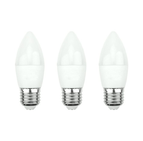 Лампа светодиодная REXANT 604-026-3 Свеча (CN) 9,5Вт Е27 903Лм 4000К 3 шт