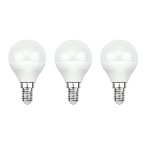 Лампа светодиодная REXANT 604-032-3 Шарик (GL) 7,5Вт Е14 713Лм 4000К 3 шт