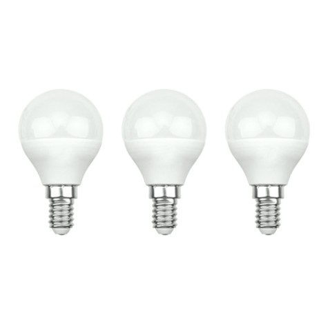 Лампа светодиодная REXANT 604-207-3 Шарик (GL) 9,5Bт E14 903Лм 6500К 3 шт