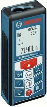 Лазерная рулетка BOSCH GLM 80 [06159940M2] 1х1,25 Ач, чехол, Зимний набор, Сумка