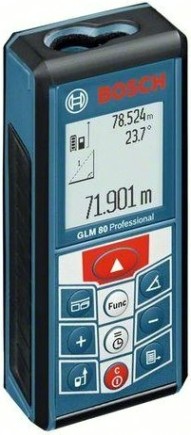 Лазерный дальномер BOSCH GLM 80 [0601072300] 1х1,25 Ач, чехол