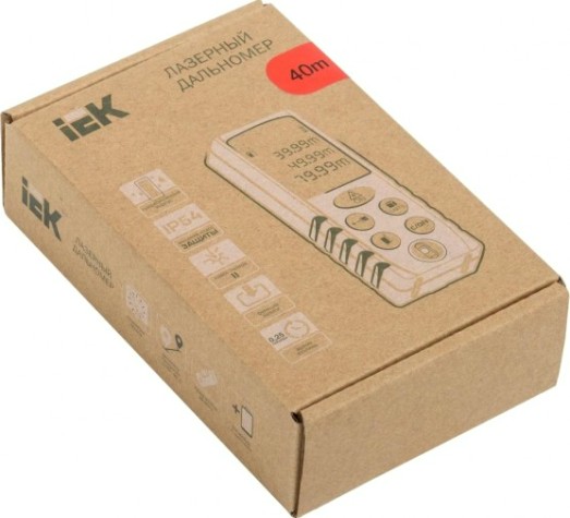 Лазерный дальномер IEK DM40 Professional [TIR21-3-040]