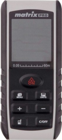 Лазерный дальномер MATRIX LD-60 60м с электронным угломером [38016]