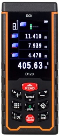 Лазерный дальномер RGK D120 С ПОВЕРКОЙ [755672]