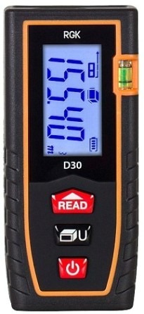 Лазерный дальномер RGK D30 [4610011870019]