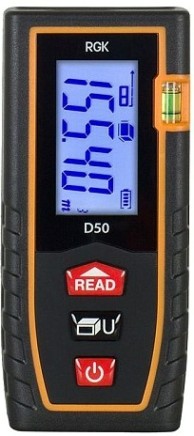 Лазерный дальномер RGK D50 С ПОВЕРКОЙ [755634]