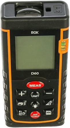 Лазерный дальномер RGK D60 С ПОВЕРКОЙ [755665]