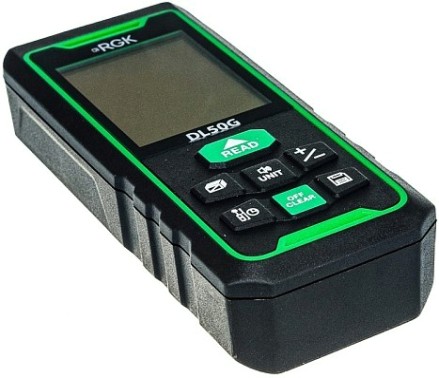 Лазерный дальномер RGK DL50G зеленый луч с угломером [778176]