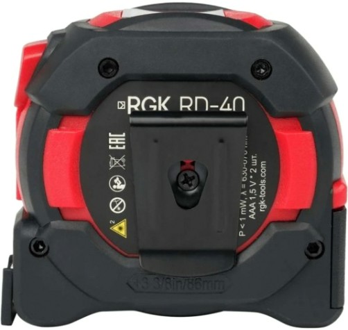 Лазерный дальномер RGK RD40 с рулеткой [774871]