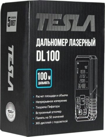 Лазерный дальномер TESLA DL100 [216-056]