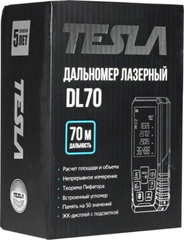 Лазерный дальномер TESLA DL70 [216-055]